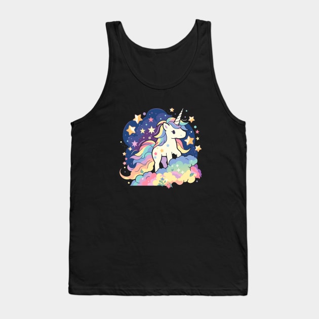 Dream Unicorn - Cute Unicorn Tank Top by CleverboyDsgns